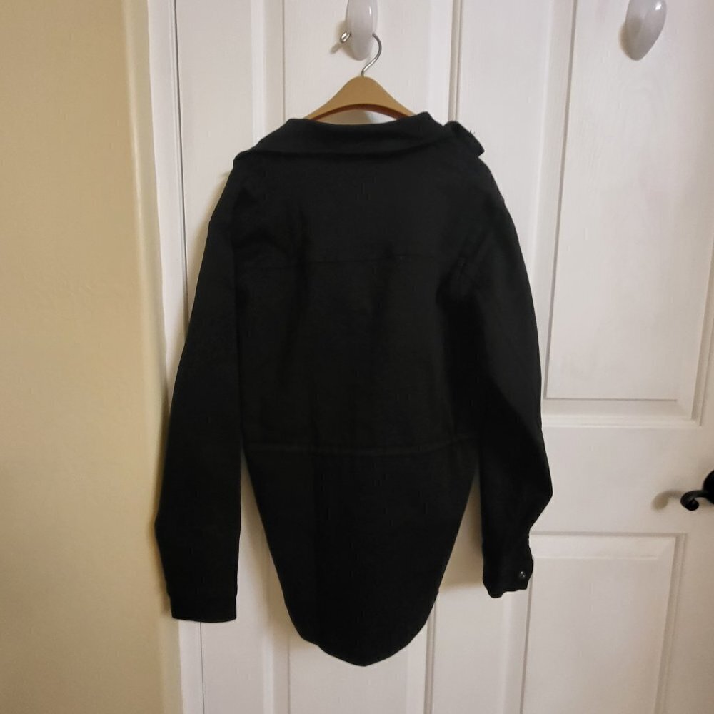 DG2 by Diane Gilman Virtual Stretch Zip-Front Anorak Jacket Black SIZE: SMALLNTW - Picture 9 of 11